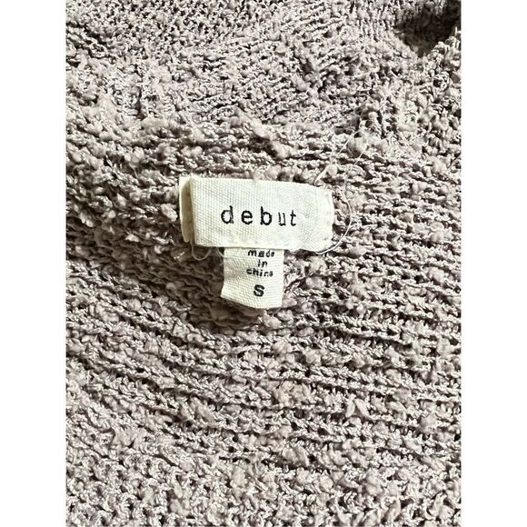 Debut Butterfly Sleeve Sweater Tan Size Small - Picture 4 of 4